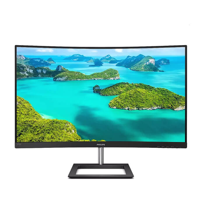 Philips 272E1CA 27" Curved 1500R WLED VA 1920x1080@75Hz, 4ms, 250cd/m2, 3000:1, Mega Infinity DCR, Low Blue Light, Tilt, D-SUB, HDMI, DP, Speakers, Black ID 64930