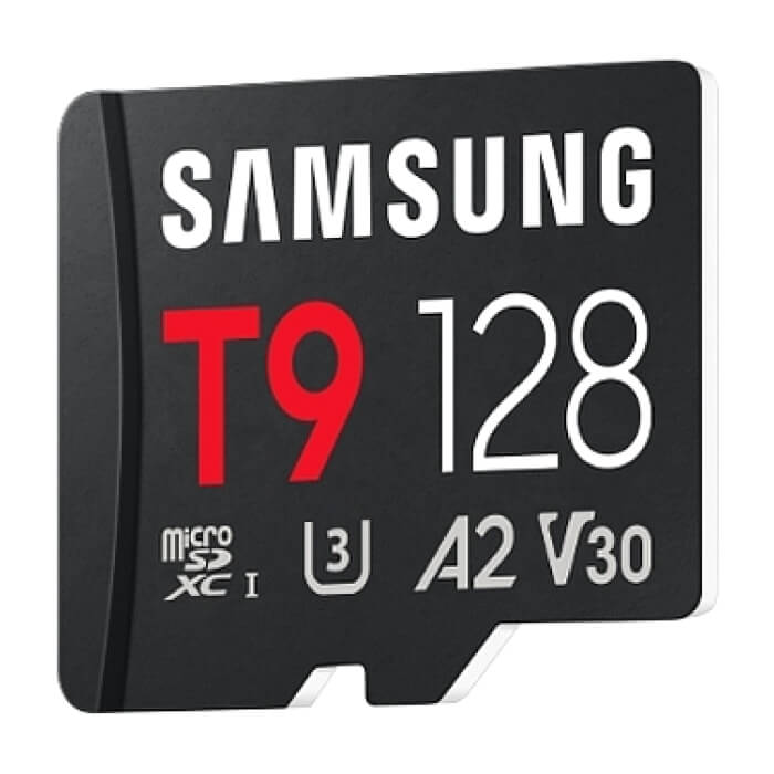 Samsung 128GB micro SD Card T9 UHS-I Read 200MB/s - Write 130MB/s Class 10 U3 V30 A2 ID 98082 (тъмнейл - 2)