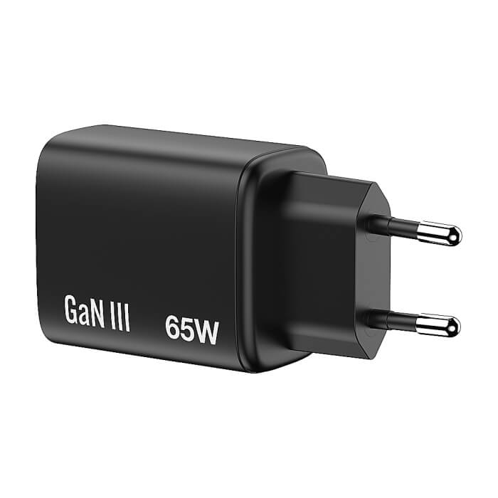 Verbatim Essentials GaN Charger 65W EU plug Black ID 92829 (тъмнейл - 4)