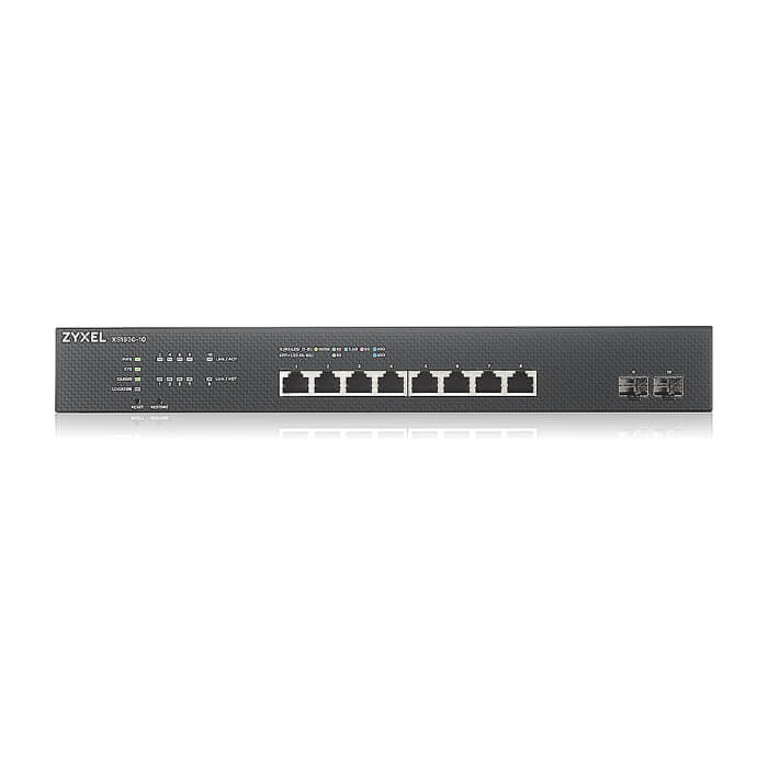 ZyXEL XS1930-10, 8-port Multi-Gigabit Smart Managed Switch with 2 SFP+ Uplink (тъмнейл - 2)