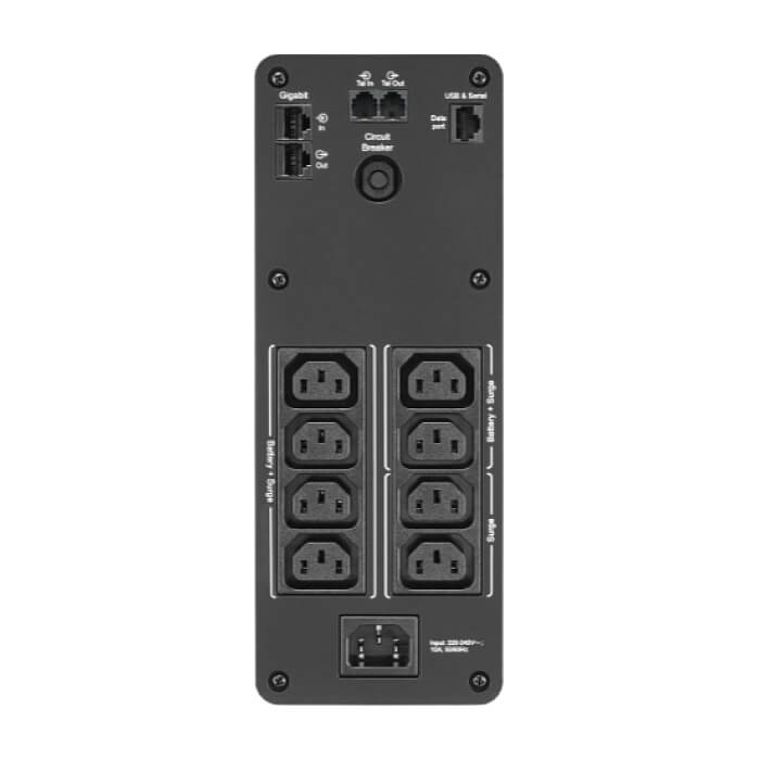 APC Back UPS Pro BR 1200VA, Sinewave, 8 Outlets, AVR, LCD interface ID 75554 (тъмнейл - 4)