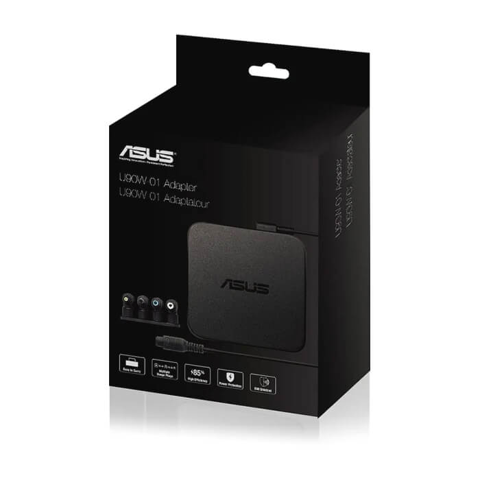 Asus Adapter U90W multi tips charger, Black (тъмнейл - 3)