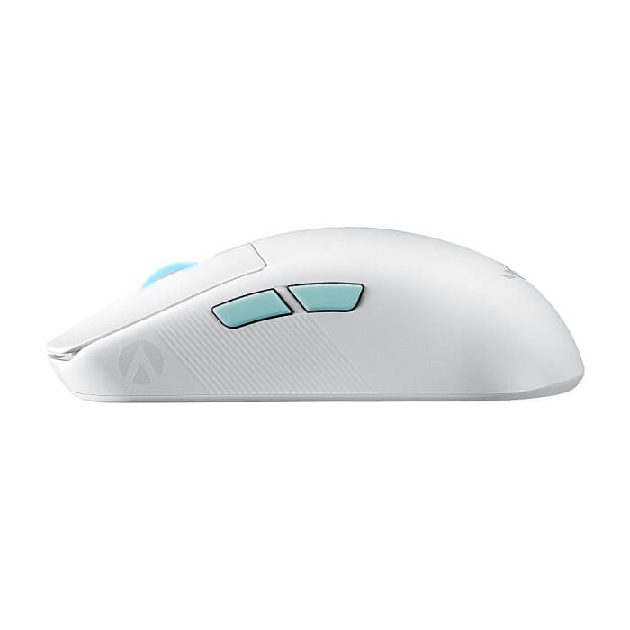 Asus ROG Harpe Ace Aim Lab Edition Gaming Mouse, 54 g Ultra-Lightwieght, Connectivity (2.4GHz RF, Bluetooth, Wired), 36K DPI Sensor, 5 Programmable Buttons, ROG SpeedNova, Esports & FPS Gaming (тъмнейл - 4)