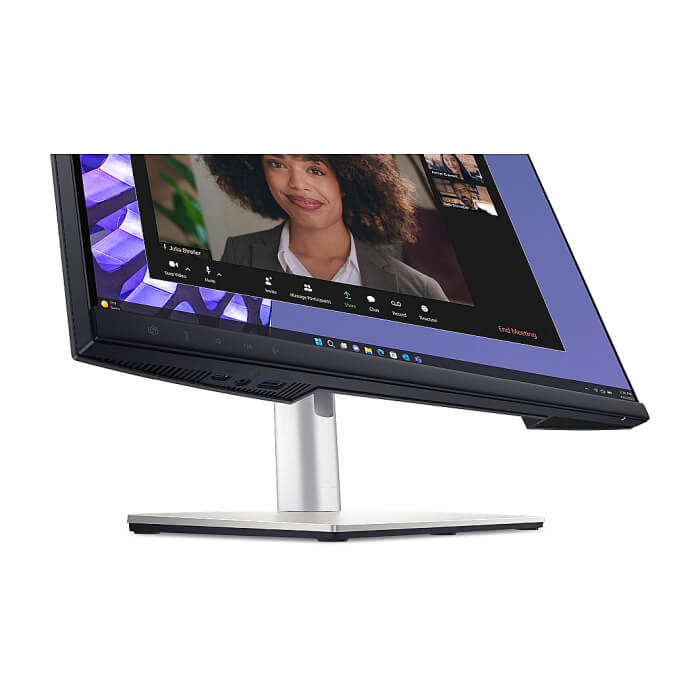 Dell P2424HEB, 23.8" Video Conferencing, FullHD (1920x1080) AG, IPS, 16:9, 5ms, 1000:1, 250 cd/m2, 99% sRGB, HDMI, DP, USB-C, USB 3.2 hub, RJ45, 1x 4MP RGB + IR 2K camera, 2x ID 65236 (тъмнейл - 3)