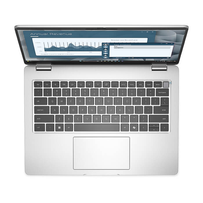 Dell Pro 14 PC14255, AMD Ryzen AI 5 PRO 340 (22 MB cache, 6cores, up to 4.8 GHz, 50 TOPS NPU), 14" FHD+(1920x1200) IPS, 300nits AG, 16 GB: 1 x 16 GB, DDR5, 5600 MT/s, 512 GB S ID 90462 (тъмнейл - 4)