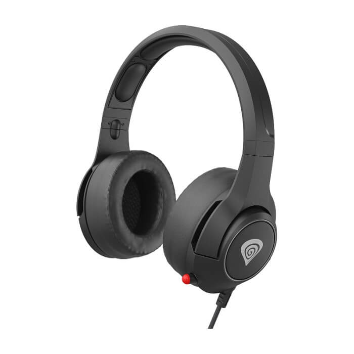 Genesis Headset Argon 600 With Microphone Adapter Black ID 74624 (тъмнейл - 2)