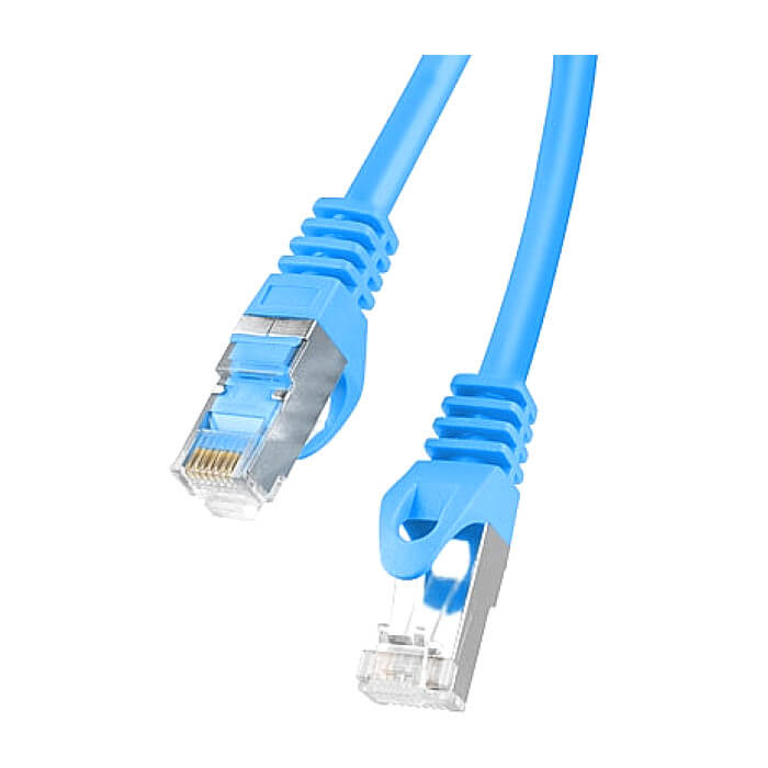 Кабел - Lanberg patch cord CAT.6 FTP 0.25m, blue ID 72438