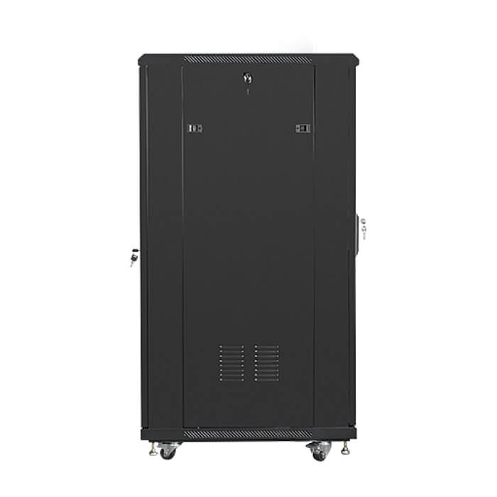 Lanberg rack cabinet 19" free-standing 27U / 600x800 self-assembly flat pack, black ID 71919 (тъмнейл - 5)