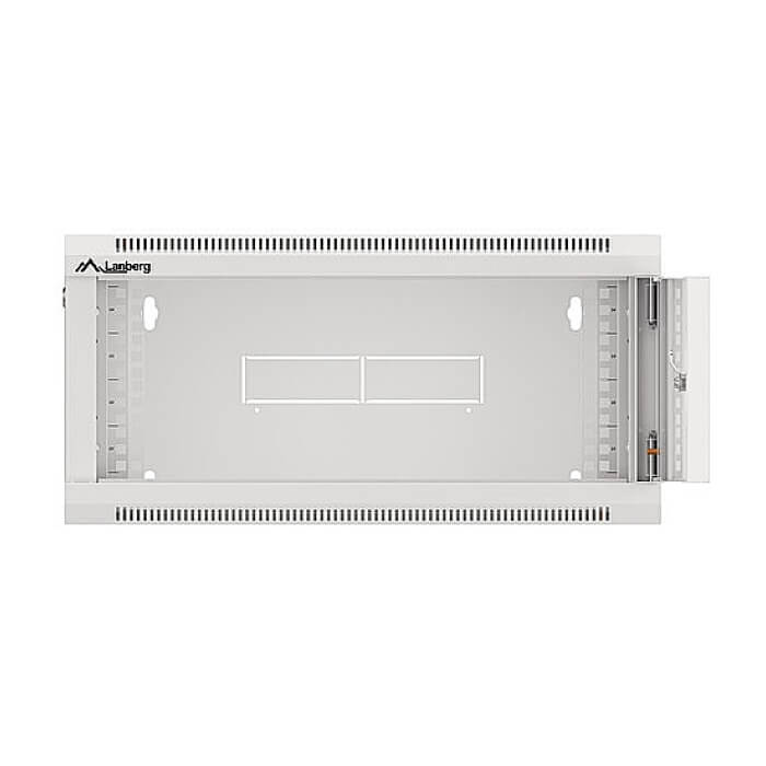 Lanberg rack cabinet 19" wall-mounted 4U 600 fast assembly (flat pack) grey ID 87589