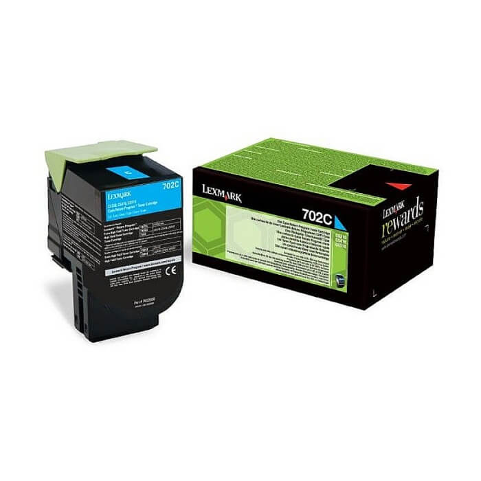 Lexmark 70C20C0 CS/CX310, 410, 510 Cyan Return Programme 1K Toner Cartridge ID 68532 на супер цена