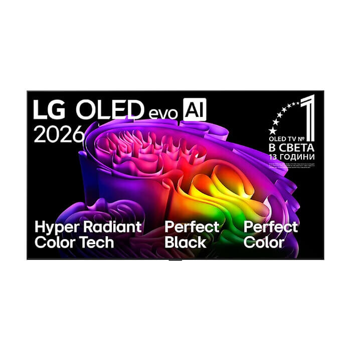 LG OLED65G61LW, 65" UHD OLED evo, 4K (3840 x 2160), DVB-C/T2/S2, Full Cinema Screnn, Alpha 11 AI 4K, 120Hz Native (VRR 165Hz), ThinQ AI, HDR10, VRR, NVIDIA G-SYNC, AMD FreeSyn ID 99074 (тъмнейл - 2)