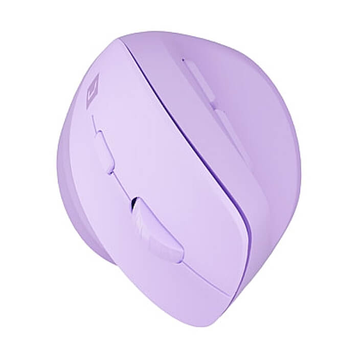 Natec Vertical Mouse Crake 2 Wireless, 2400DPI Bluetooth 5.2 + 2.4 GHz Pure Lavender на супер цена