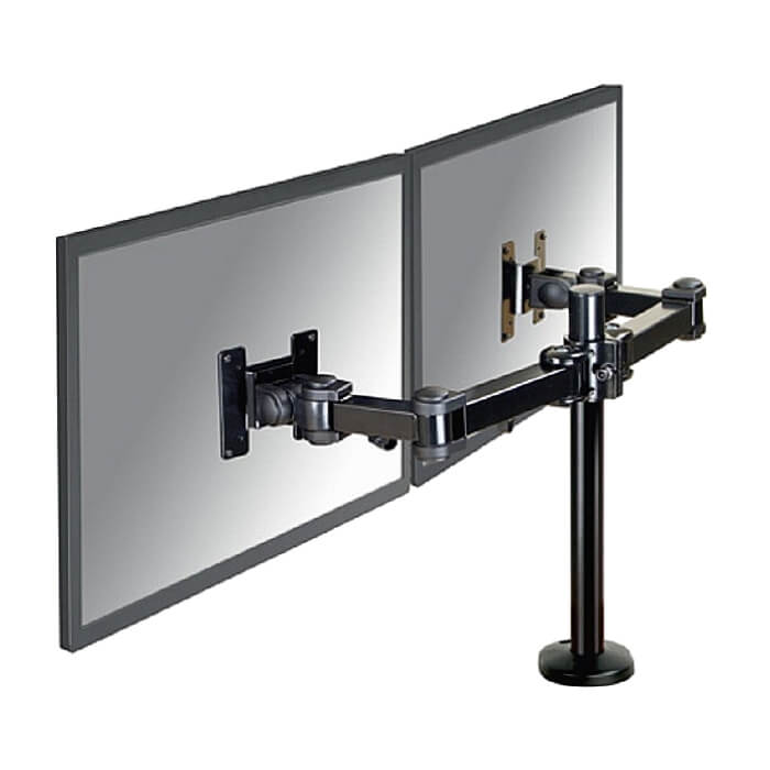 Neomounts by NewStar Flat Screen Desk Mount (grommet) for 2 Monitor Screens ID 66774 (тъмнейл - 2)