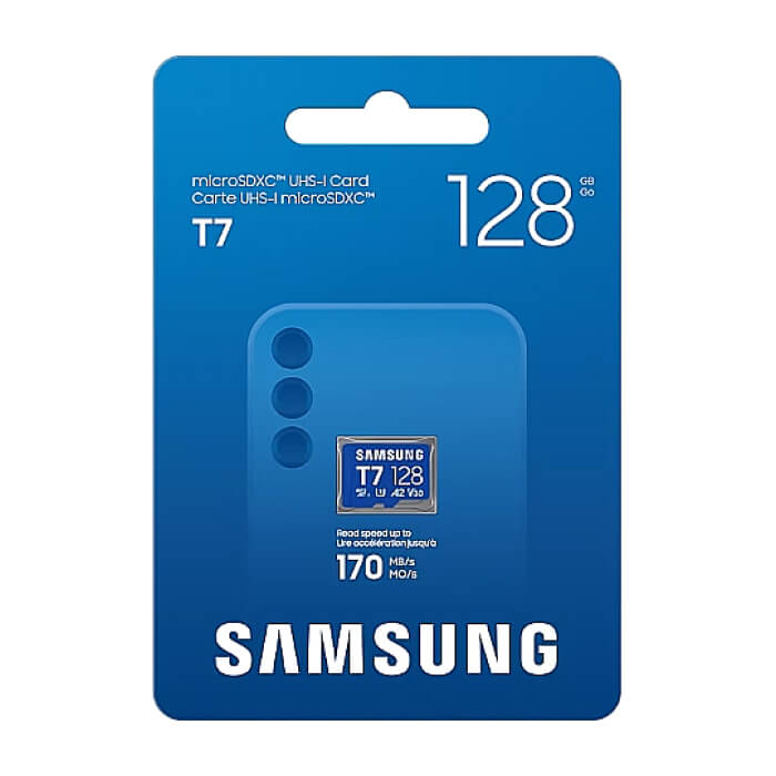 Samsung 128GB micro SD Card T7 UHS-I Transfer Speed up to 170MB/s Class 10 U3 V30 A2 ID 98012 (тъмнейл - 4)