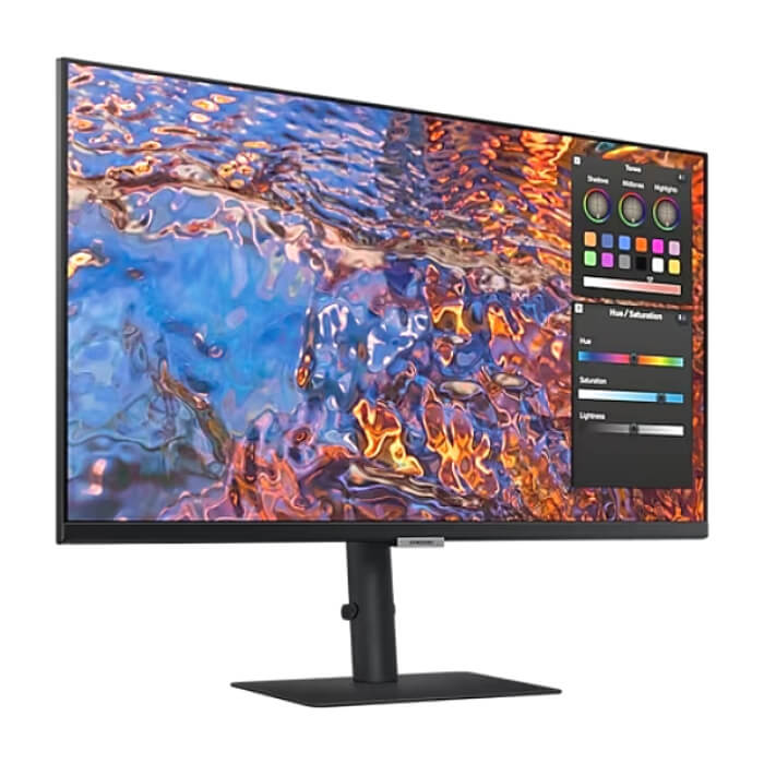 Samsung 27B800, 27" IPS LED, 60 Hz, 5 ms GTG, 3840x2160, 300 cd/m2, Flicker Free, PBP, PIP, USB-C 90W, 3xUSB 3.0, Display Port 1.4, 2xHDMI 2.2, Black ID 64865 (тъмнейл - 3)