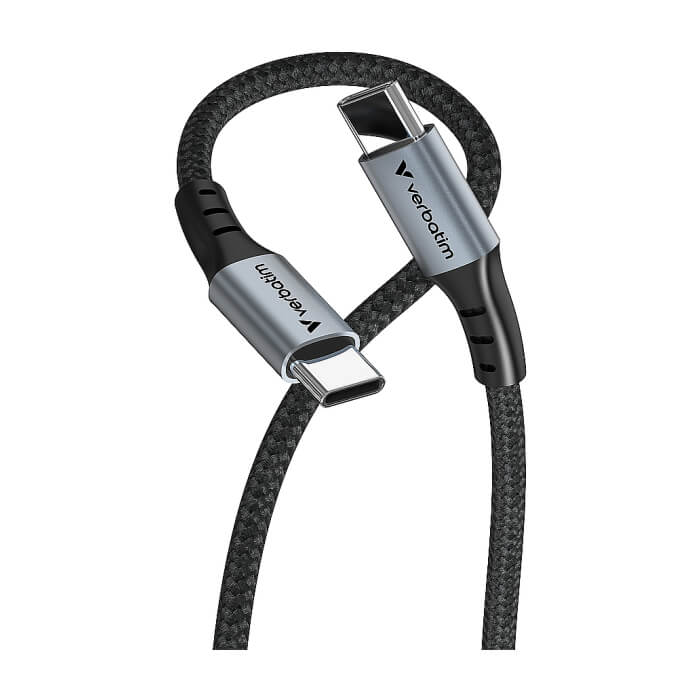 Verbatim Sync & Charge USB C to USB C 60W 120 cm ID 85358 (тъмнейл - 2)
