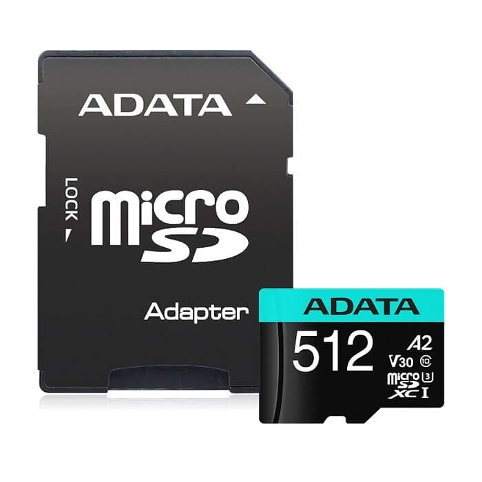 ADATA 512GB MicroSDXC UHS-I U3 V30S (with adapter) ID 74121 на супер цена от GT Computers ADATA 512GB MicroSDXC UHS-I U3 V30S (with adapter) ID 74121 на супер цена