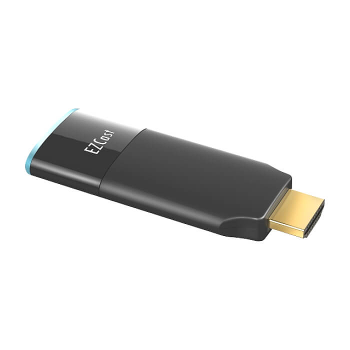 Aopen EZCast 2 HDMI Dongle Wireless Plug&Play Display Receiver with external antenna, Wifi Dual Band 2.4G/5G 802.11ac, 3840x2160@30p, HDMI 1.4, Streaming YouTube, Compatible with Android, iOS, Windows, MacOS, DLNA, Miracast, Airplay mirroring (тъмнейл - 2)