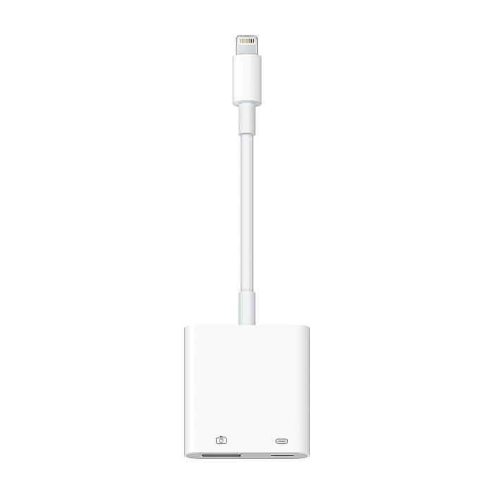 Apple Lightning to USB 3 Camera Adapter на супер цена от GT Computers Apple Lightning to USB 3 Camera Adapter на супер цена