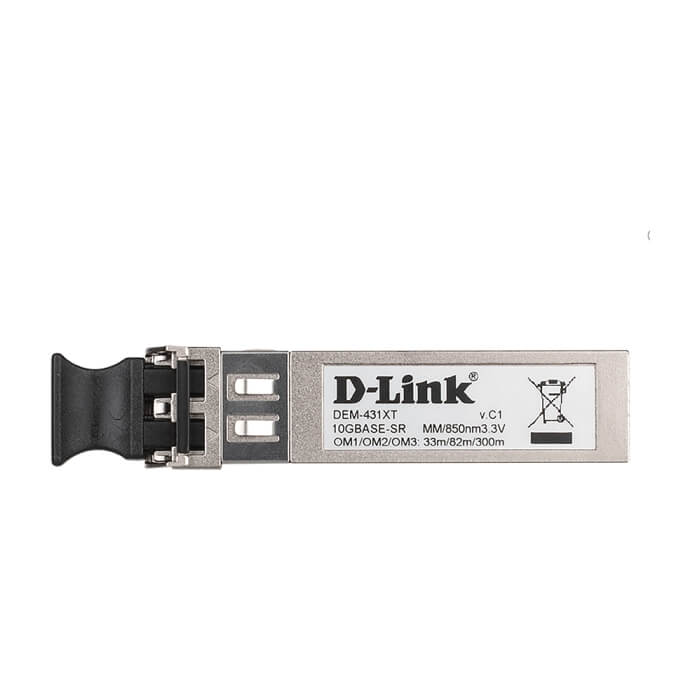 D-Link 10GBase-SR SFP+ Transceiver, 80/300m (тъмнейл - 2)