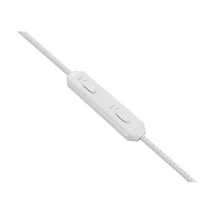 Genesis Headset Neon 613 G2 With Microphone RGB Illumination White ID 87911 (тъмнейл - 5)