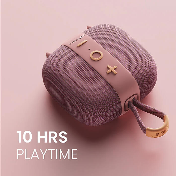 HiFuture LINO S Purple, Bluetooth 5.4, IPX7 Waterproof, 12W Output, Pair to Play (TWS Mode), Up to 10 Hours Playtime, Support Auracast (Up to 100 units pair), Built-in Powerful DSP ID 94775 (тъмнейл - 2)