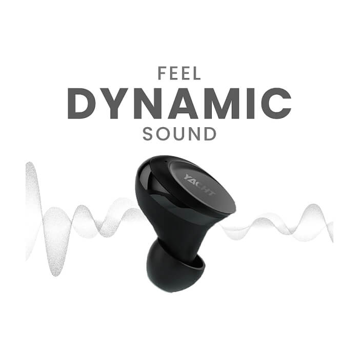 HiFuture Yacht Black, High-end Metal TWS Earbuds, 5+15hours Play time, Premium Metallic Charge Case, DynaBoost Bass Technology Inside, Bluetooth 5.3, IPX, Comfort Fit ID 94738 (тъмнейл - 2)