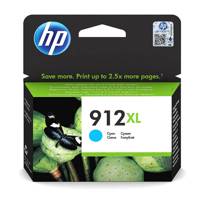 HP 912XL High Yield Cyan Original Ink Cartridge ID 69391 на супер цена