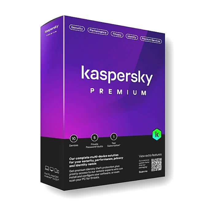 Kaspersky Premium + Customer Support Eastern Europe Edition. 3-Device 2 year Base Download Pack ID 74828 на супер цена