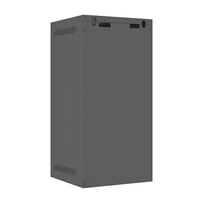 Lanberg rack cabinet 10" wall-mount 12U/280x310 (flat pack) with glass door black ID 87215 (тъмнейл - 2)