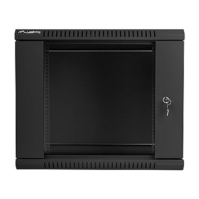 Lanberg rack cabinet 19” wall-mount 9U / 600x450 for self-assembly (flat pack), black ID 71899 на супер цена