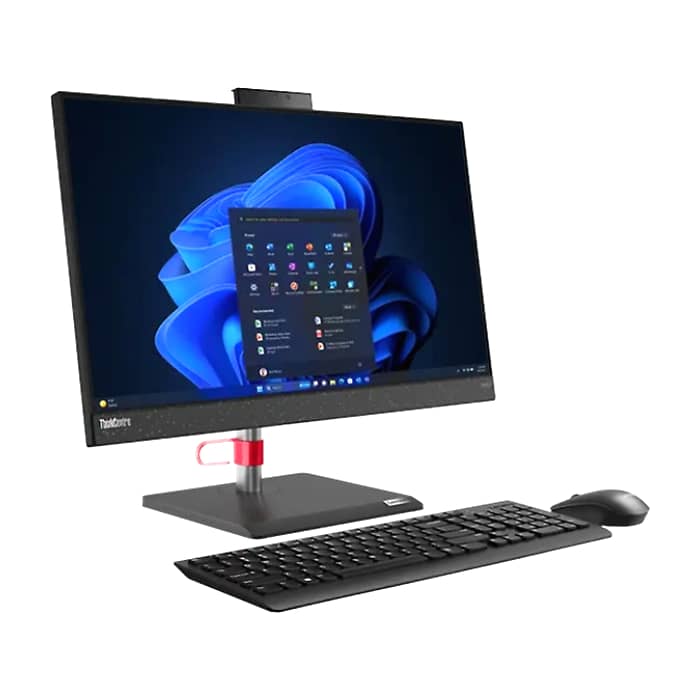 Lenovo ThinkCentre neo 50a 27 G6 AIO Intel Core Ultra 7 256V, 8C (up to 4.8GHz, 12MB), 16GB LPDDR5X-8533, 512GB SSD, 27" FHD (1920x1080) IPS AG, Integrated Intel Arc Graphics, 5MP, WLAN, BT, KB, Mouse, Luna Grey, Monitor Stand, DOS, 3Y Onsite (тъмнейл - 5)