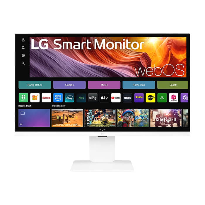 LG 32U850SA-W, 31.5" IPS Smart webOS, Web cam, 5ms, 1000:1, 400cd/m, DCI-P3 95%, 4K UHD (3840x2160), ThinQ, HDR 10, HDMI, USB Type-C-PD 90W, Wi-Fi B/in, ThinQ, LG Switch, AirP ID 90588 на супер цена