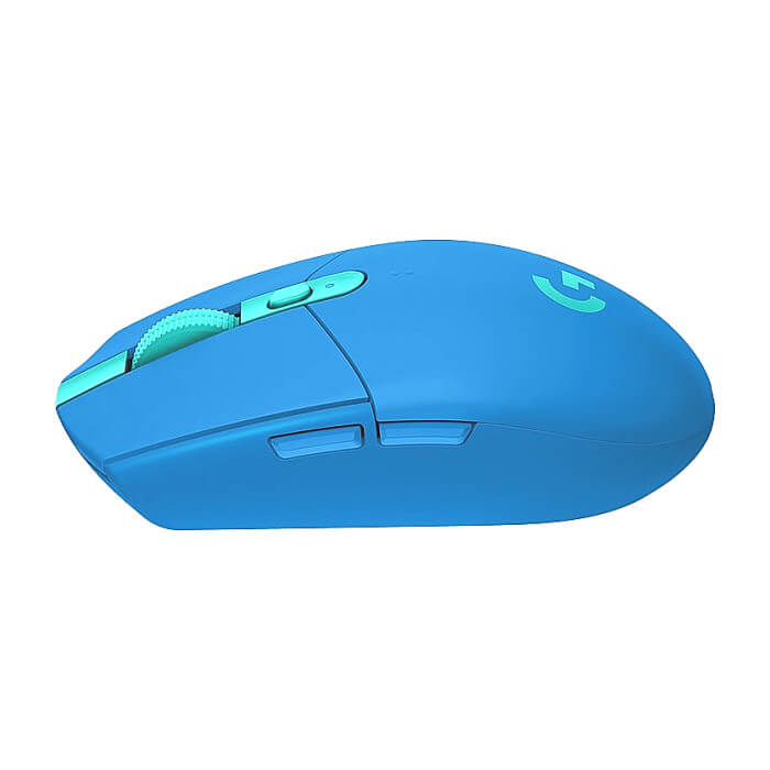 Logitech G305 Wireless Mouse, Lightsync RGB, Lightspeed Wireless, HERO 12K DPI Sensor, 400 IPS, 6 Programmable Buttons, Blue (тъмнейл - 4)