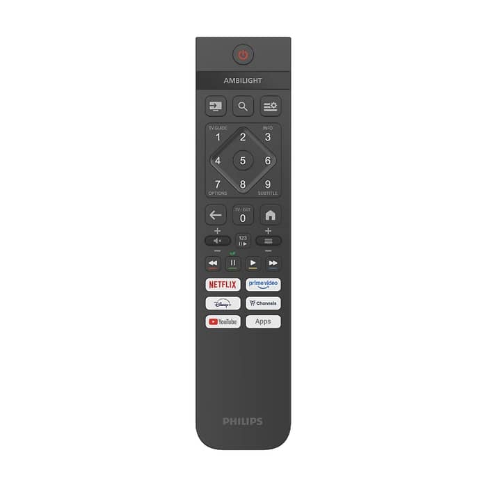 Philips 40PQS6901/12, 40'' QLED, FHD (1920x1080), 3 sided Ambilight, Pixel Plus HD, WCG 90% DCI, HDR10, HLG, Titan 3.0 OS , 3*HDMI, 2*USB, WiFi 4, 12W RMS, Black (тъмнейл - 3)
