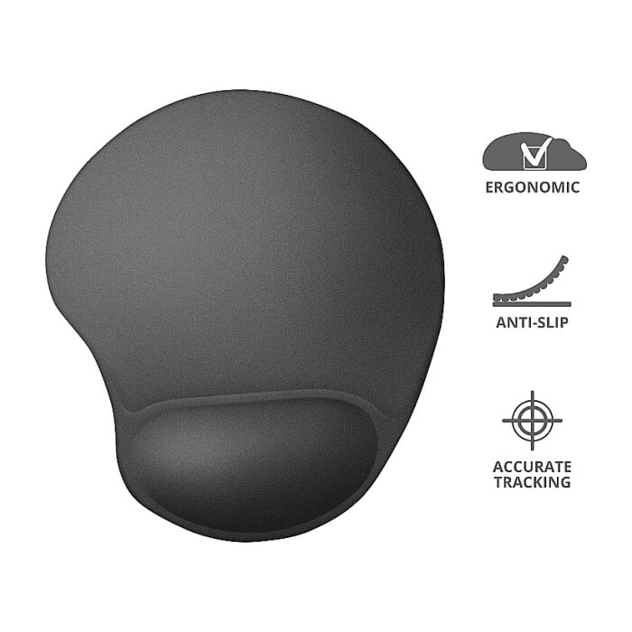 TRUST Bigfoot Mousepad - black (тъмнейл - 2)
