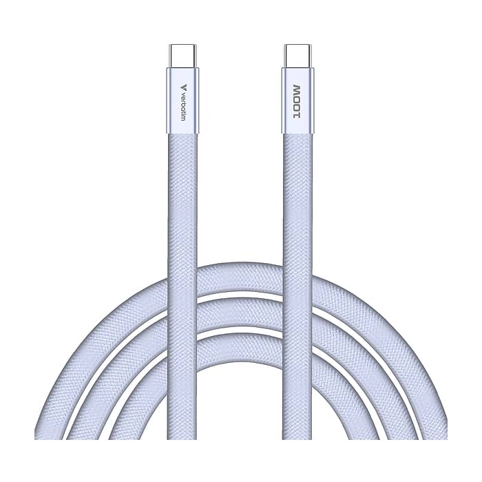 Verbatim Sync & Charge SoftTouch USB-C to C cable 100W 120 cm - Purple на супер цена