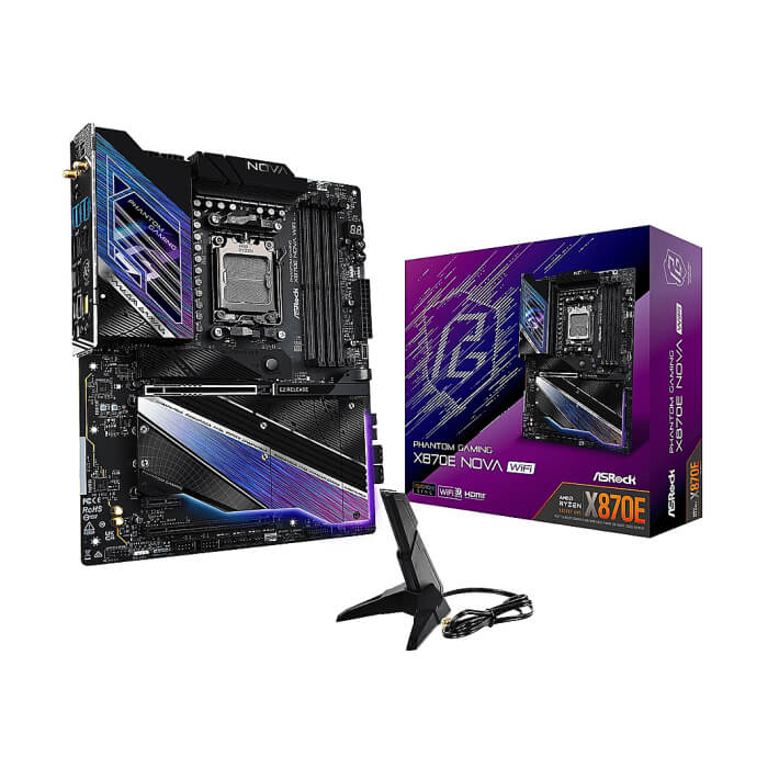 Asrock X870E Phantom Gaming Nova Wi-Fi ID 80420 (тъмнейл - 2)