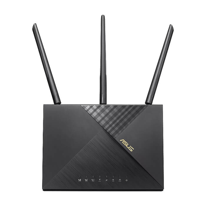 Asus 4G Router,4G-AX56, AX1800, 4G+ Cat.6, LTE: Downlink 300 Mbps / Uplink 50 Mbps, 128MB/512MB Flash/RAM, Captive portal, Aiprotection Classic, Traditional QoS, VPN server/client, IPTV, Beamforming,Black (тъмнейл - 4)
