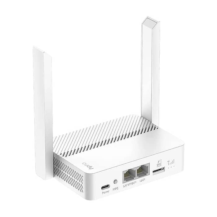 Cudy LT300 Wi-Fi 4G LTE Cat4 Router N300, 300Mbps Wi-Fi, 2 10/100M RJ45 Ports, Nano SIM Slot (тъмнейл - 3)