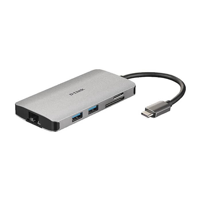 D-Link 8-in-1 USB-C Hub with HDMI/Ethernet/Card Reader/Power Delivery на супер цена от GT Computers D-Link 8-in-1 USB-C Hub with HDMI/Ethernet/Card Reader/Power Delivery на супер цена