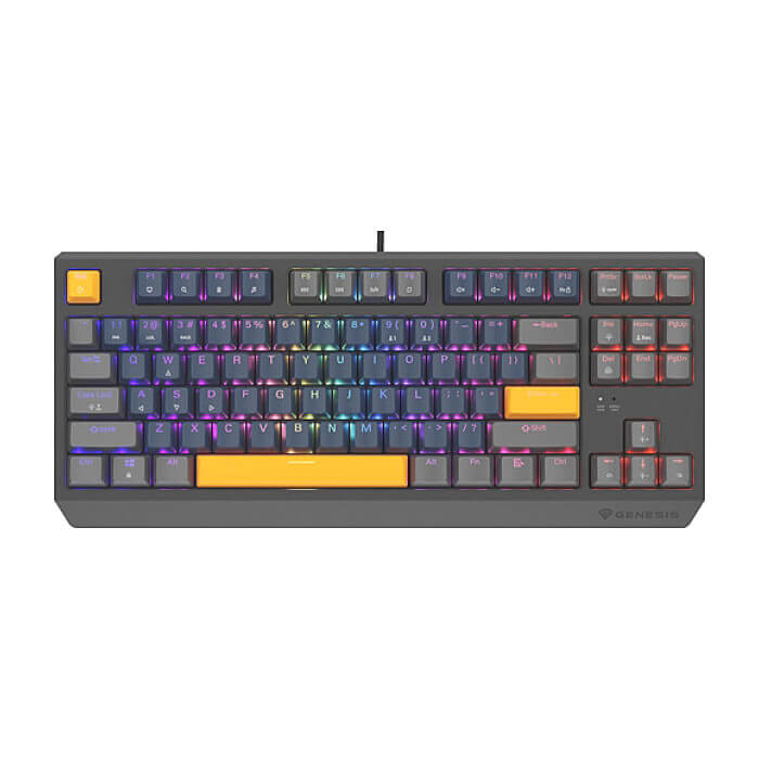 Genesis Gaming Keyboard Thor 230 TKL Naval Blue Positive US Black RGB Mechanical Outemu Panda на супер цена