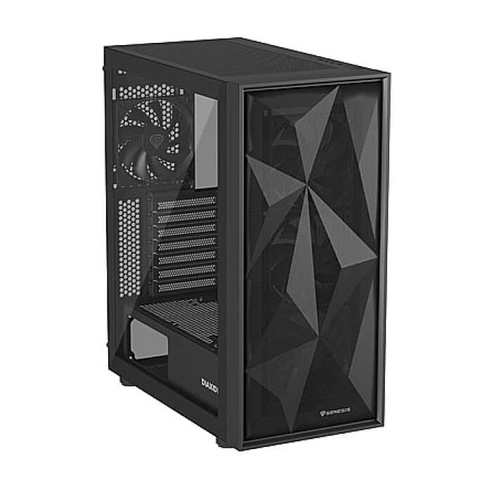 Genesis PC Case DIAXID 605F Mini Tower Window, Black ID 76819 (тъмнейл - 3)