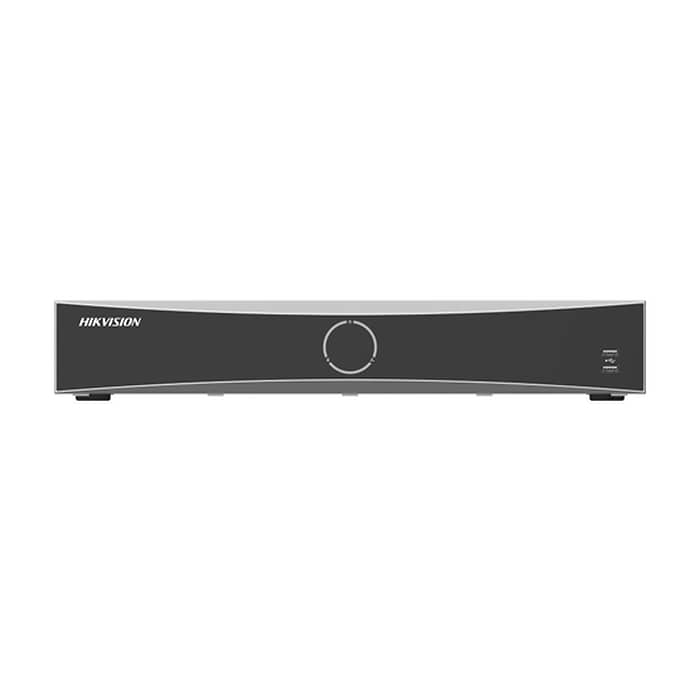 HikVision 32-ch 1.5U K Series AcuSense 4K NVR, 256 Mbps, up to 12 MP (2x12 MP/4x8 MP/8x4 MP/16x1080p), H.265+, 4 SATA HDD up to 16TB each, 2xUSB 2.0, 1xUSB 3.0, Video input: HDMI 1-ch, 4K, VGA 1-ch, 1920x1080/60Hz, Audio Output: 1-ch, RCA (Linear, 1kOhm) на супер цена