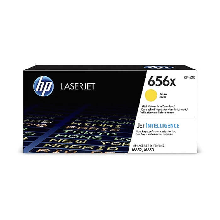 HP 656X High Yield Yellow Original LaserJet Toner Cartridge (CF462X) ID 68697