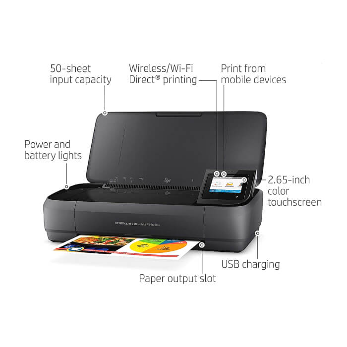HP OfficeJet 250 Mobile AiO Printer ID 66989 (тъмнейл - 2)