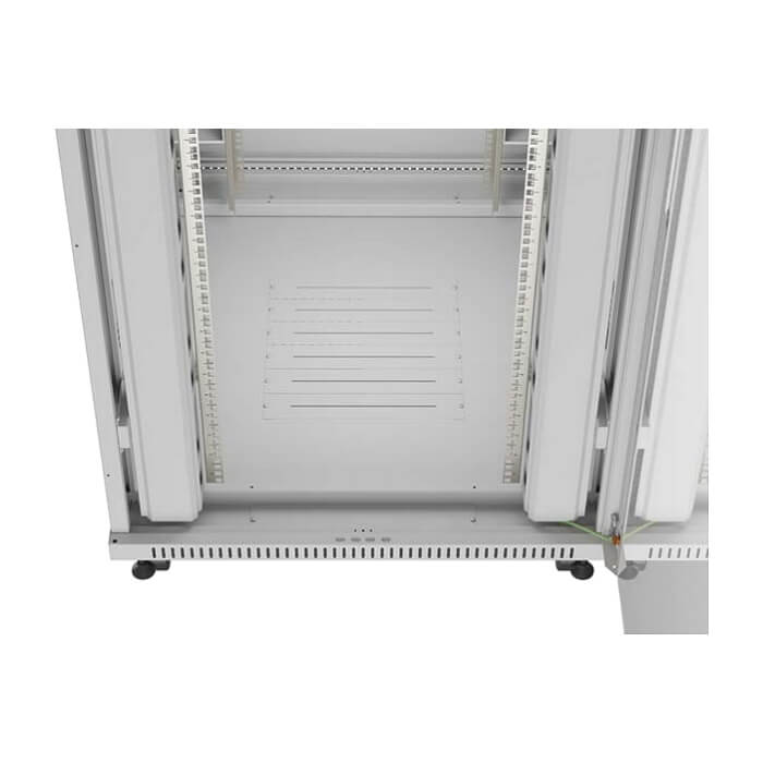 Lanberg Rack Cabinet 19" Free-Standing 47U/800X1000 (FlAT Pack) With Glass Door LCD Grey V2 ID 98073 (тъмнейл - 5)