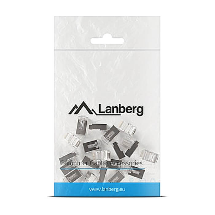 Lanberg RJ-45 FTP CAT.5e plug 8P8C (20 pcs) ID 72012 на супер цена от GT Computers Lanberg RJ-45 FTP CAT.5e plug 8P8C (20 pcs) ID 72012 на супер цена