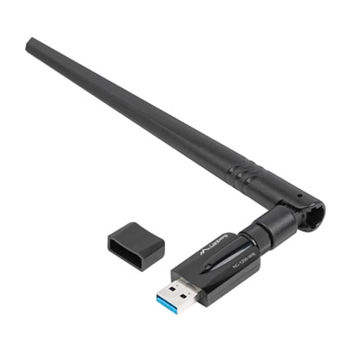 Lanberg Wireless Network Card USB adapter NC-1200-WIE AC1200 Dual Band (тъмнейл - 5)