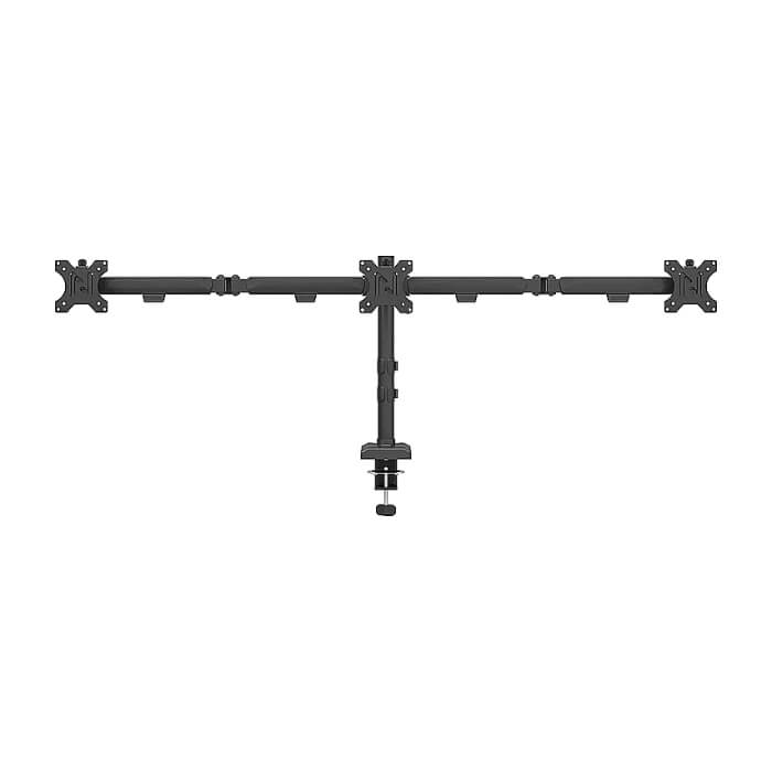 Neomounts Nero Triple Flat Screen Desk Mount (phone holder+Quick-fix clamp/grommet) ID 86700 на супер цена